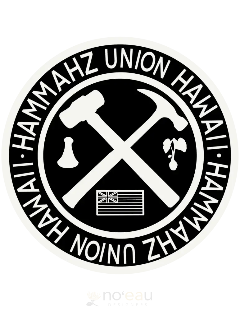 KAHOMELANI'S - Hammahs Union Sticker - Noʻeau Designers