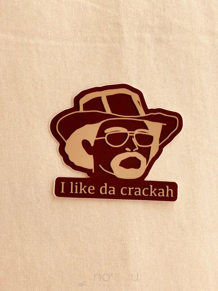 KAHOMELANI'S - I Like Da Crackah Sticker - Noʻeau Designers