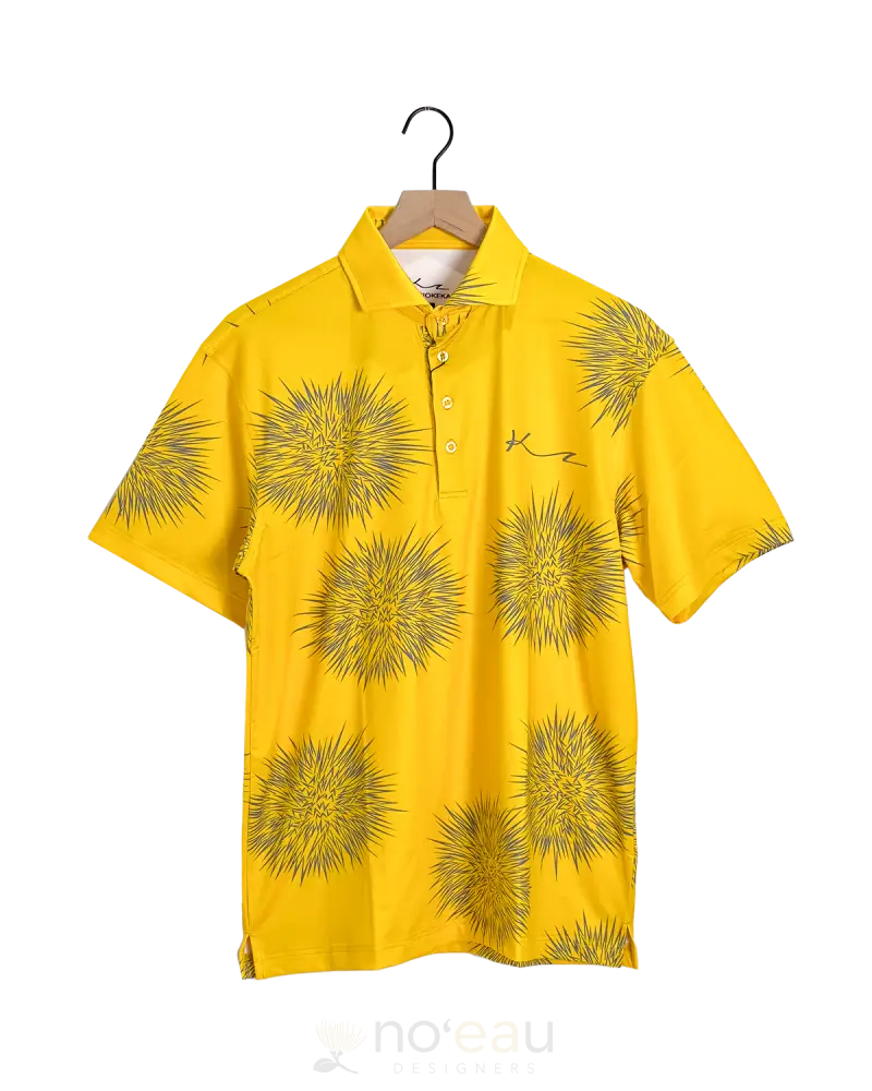 Ka’imiokekai - Sea Urchin Polo Yellow / Small Men’s Clothing