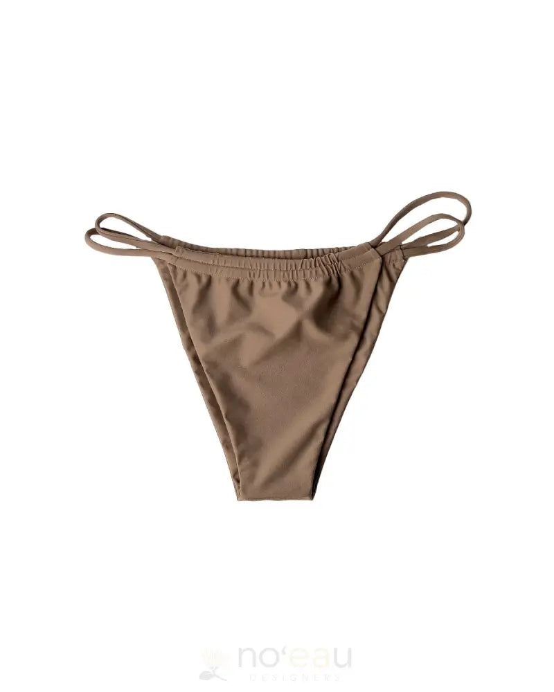 KAIONA SWIMWEAR - Kuilei Cocoa Bikini Bottom - Noʻeau Designers