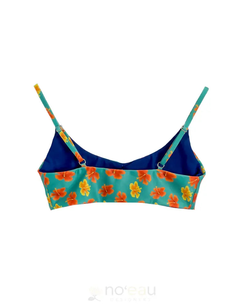 KAIONA SWIMWEAR - Mokoliʻi Golden Hibiscus Bikini Top WOMEN’S CLOTHING