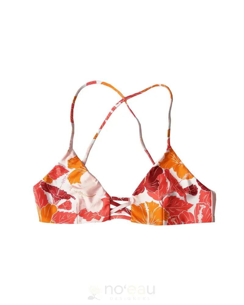 KAIONA SWIMWEAR - Yokes Hibiscus Bikini Top - Noʻeau Designers