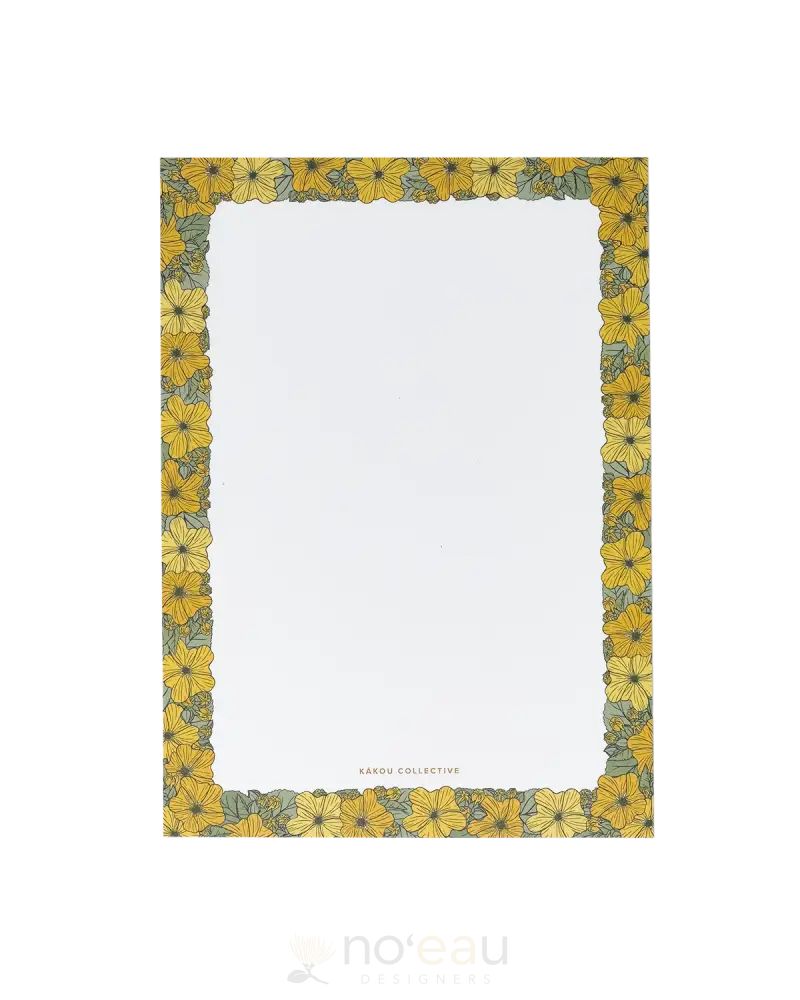 Kakou Collective - Assorted 5’’X7’’ Notepads Ilima Ku Kahakai Stationery