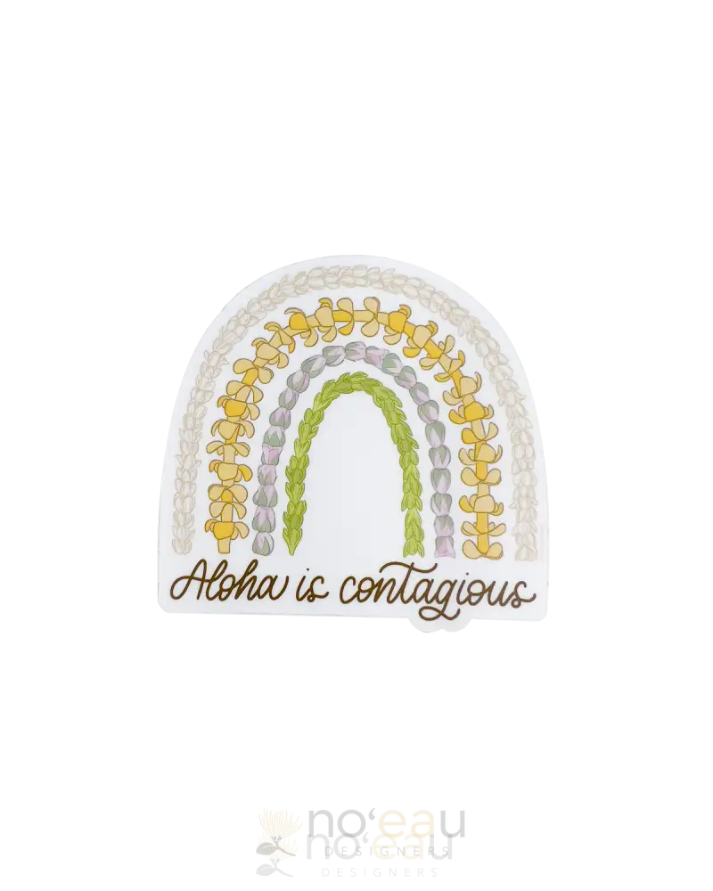Kakou Collective - Assorted Lei Bow Stickers Aloha Is Contagious Stickers/Pins/Patches
