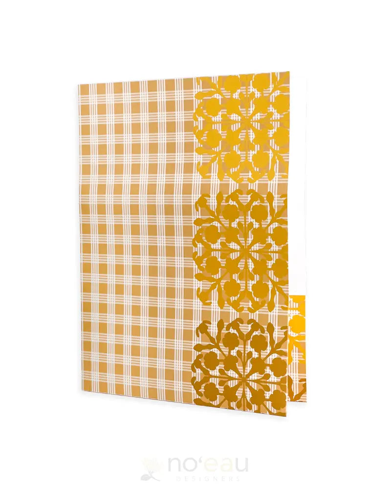 KAKOU COLLECTIVE - Assorted Portfolio Folders PALAKA YELLOW STATIONERY