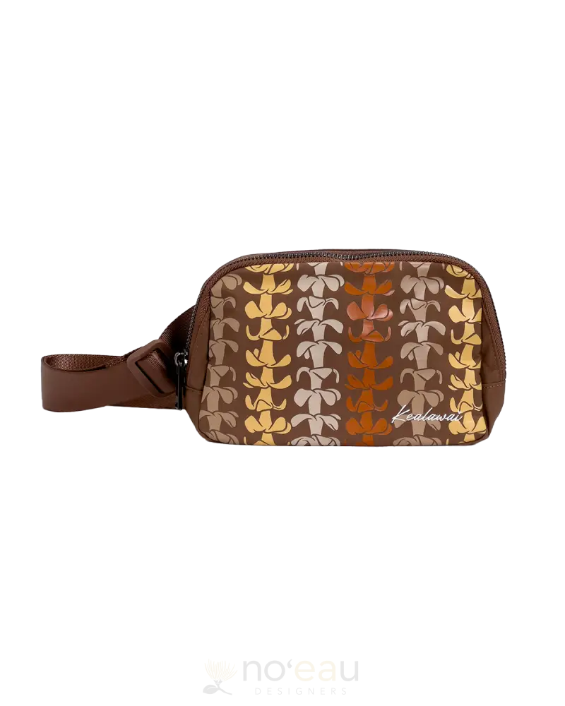 Kealawai - Assorted Fanny Pack Brown Puakenikeni Accessories