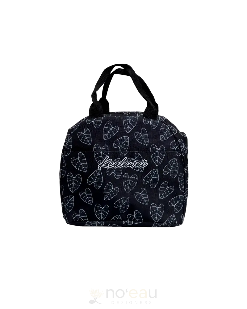Kealawai - Assorted Round Top Lunch Bag Black Kalo Accessories