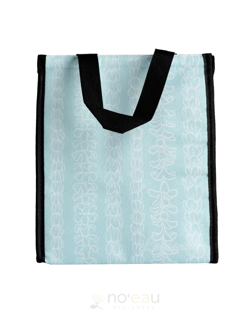 Kealawai - Assorted Square Lunch Bag Ice Blue Aloha Accessories