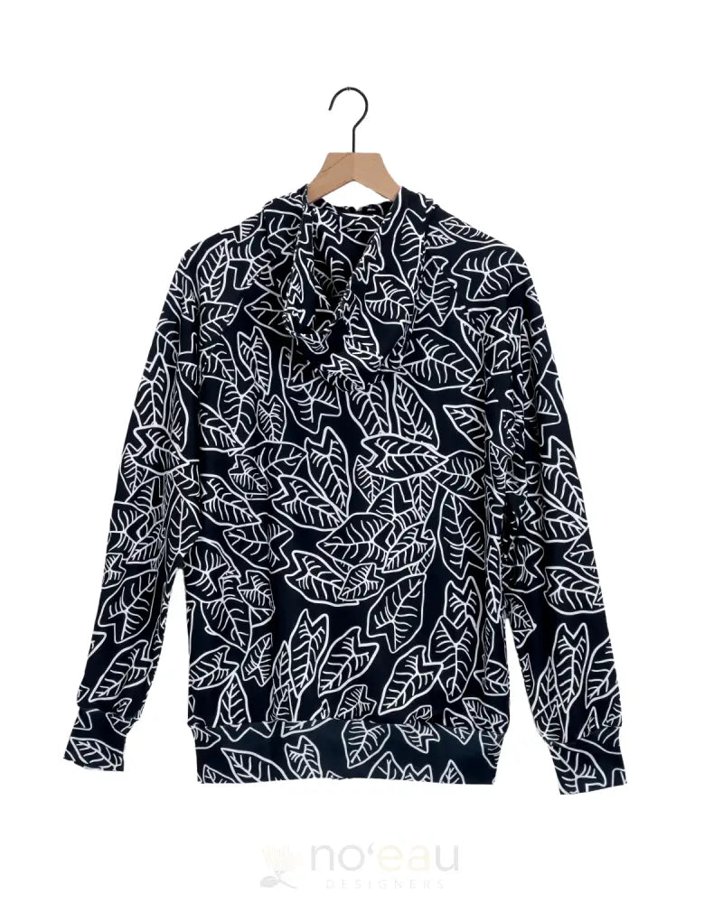 Kealawai - Black Kalo Zipped Hoodie Women’s Clothing