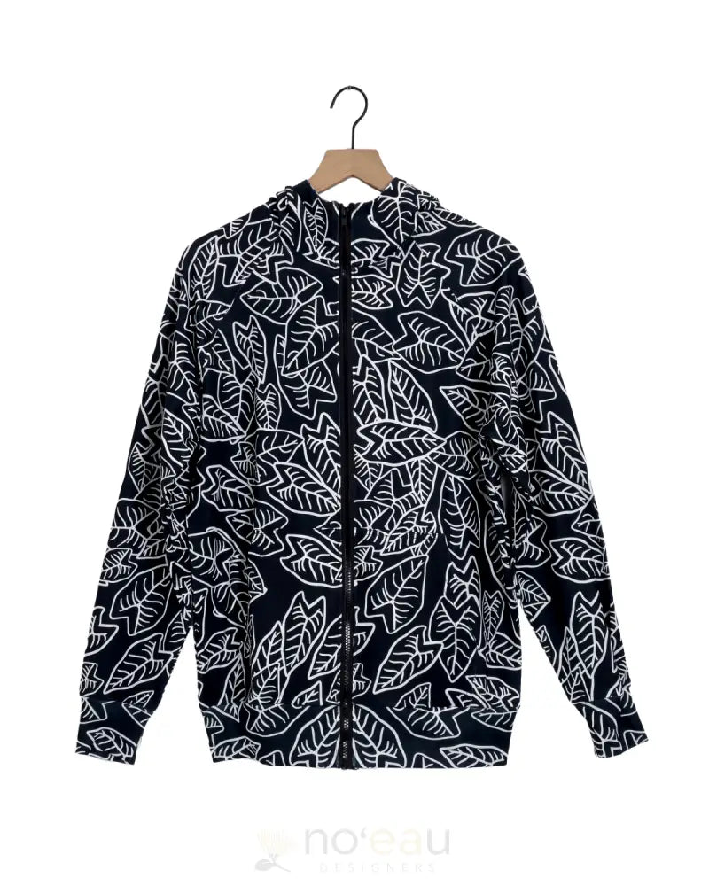 Kealawai - Black Kalo Zipped Hoodie Women’s Clothing