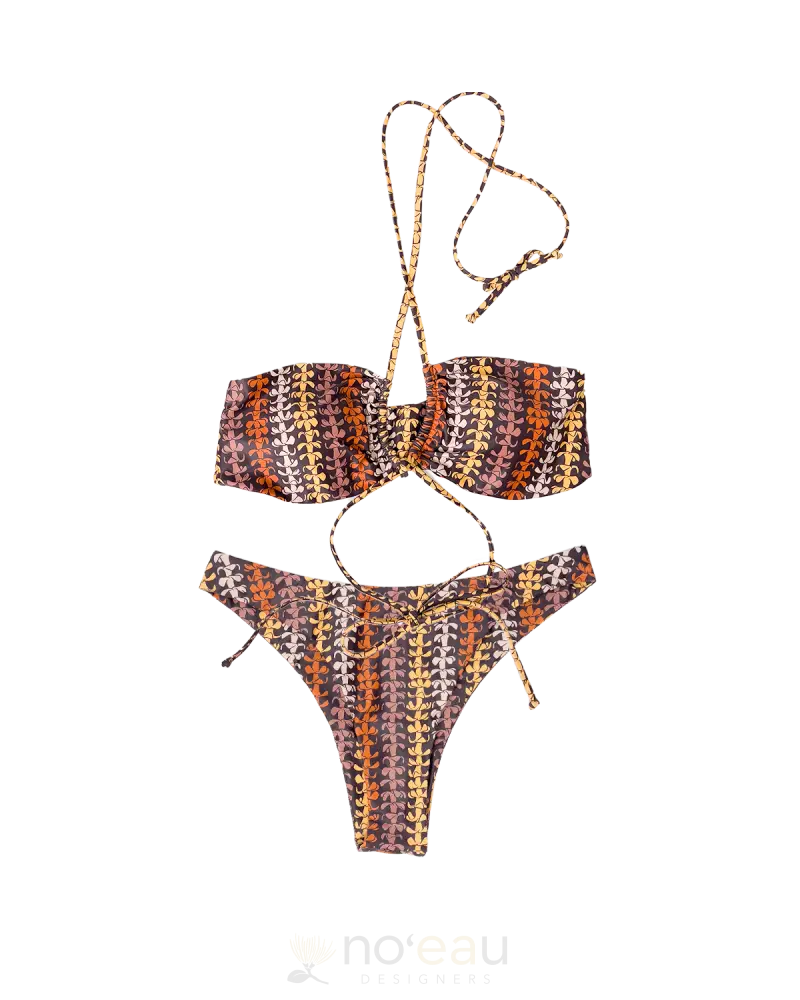 Kealawai - Brown Puakenikeni 2Pc Bikini Set Women’s Clothing