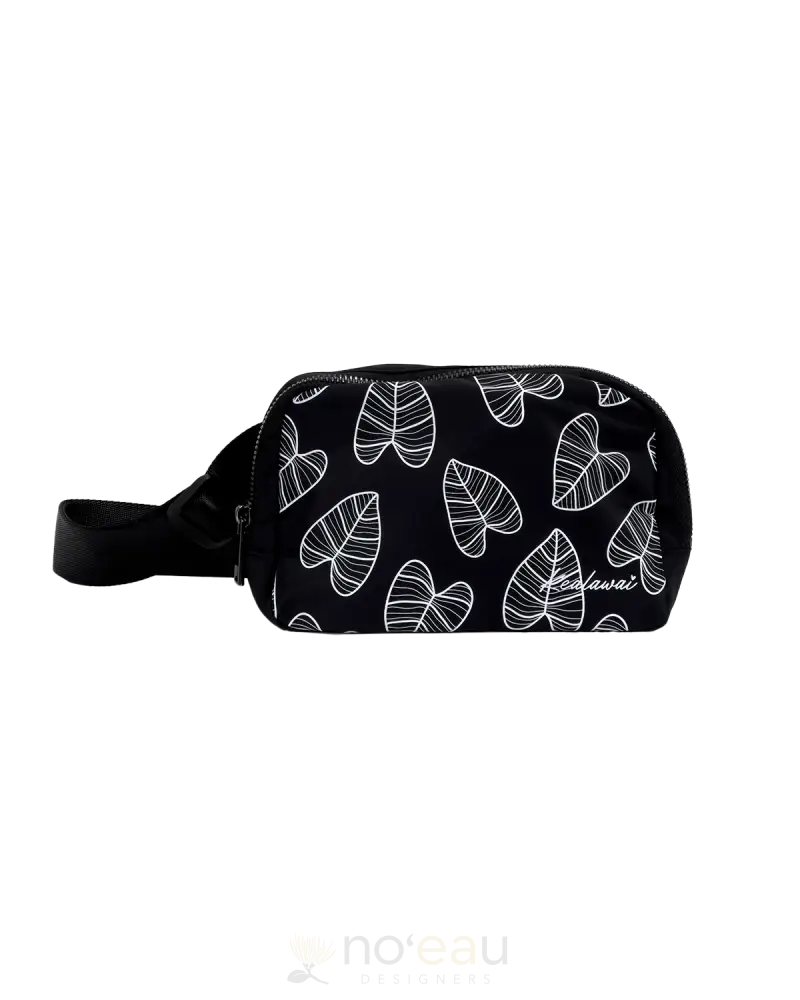 Kealawai - Assorted Fanny Pack Black Aloha Accessories