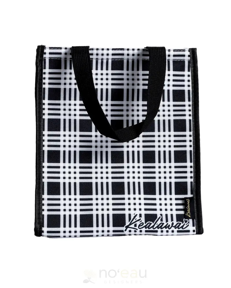 KEALAWAI - Palaka Square Lunch Bag Black ACCESSORIES