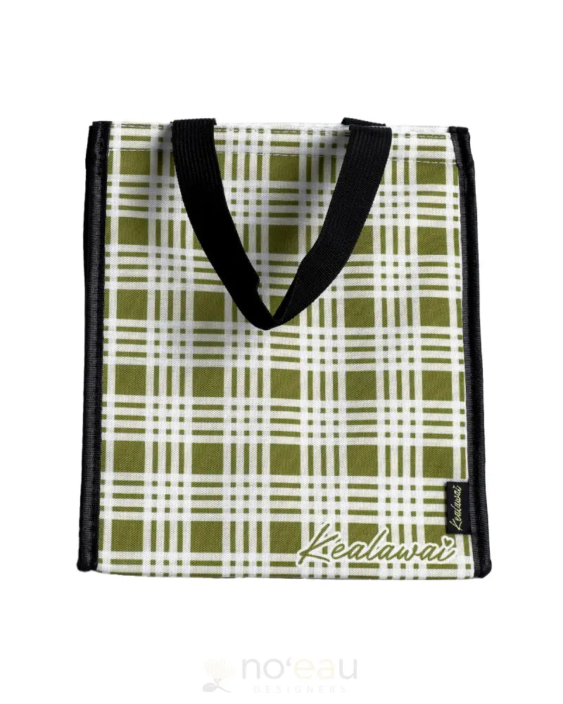 KEALAWAI - Palaka Square Lunch Bag Light Green ACCESSORIES