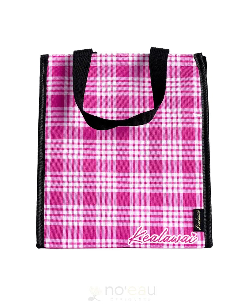 KEALAWAI - Palaka Square Lunch Bag Pink ACCESSORIES