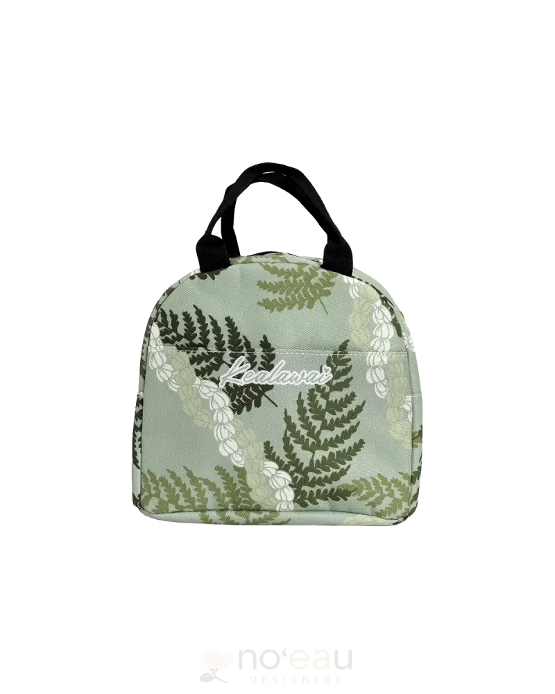 Kealawai - Round Top Lunch Bag Green Pikake Fern Accessories