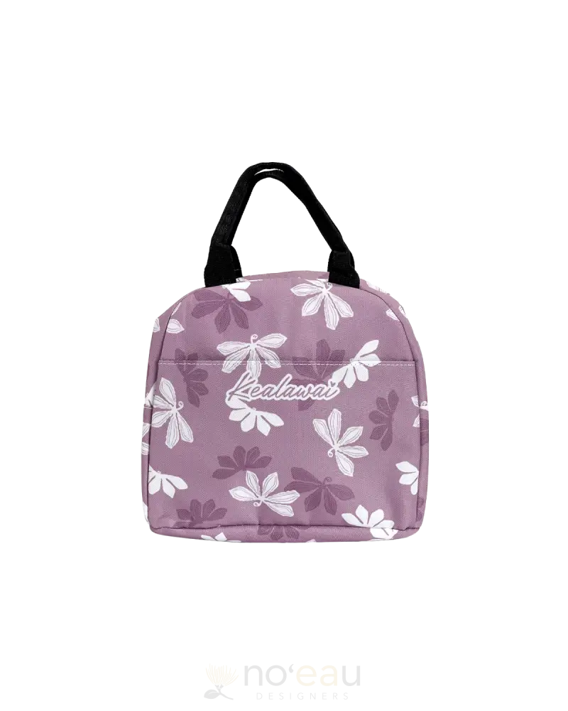 Kealawai - Round Top Lunch Bag Mauve Naupaka Accessories