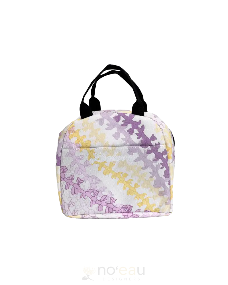 Kealawai - Round Top Lunch Bag White Puakenikeni Accessories