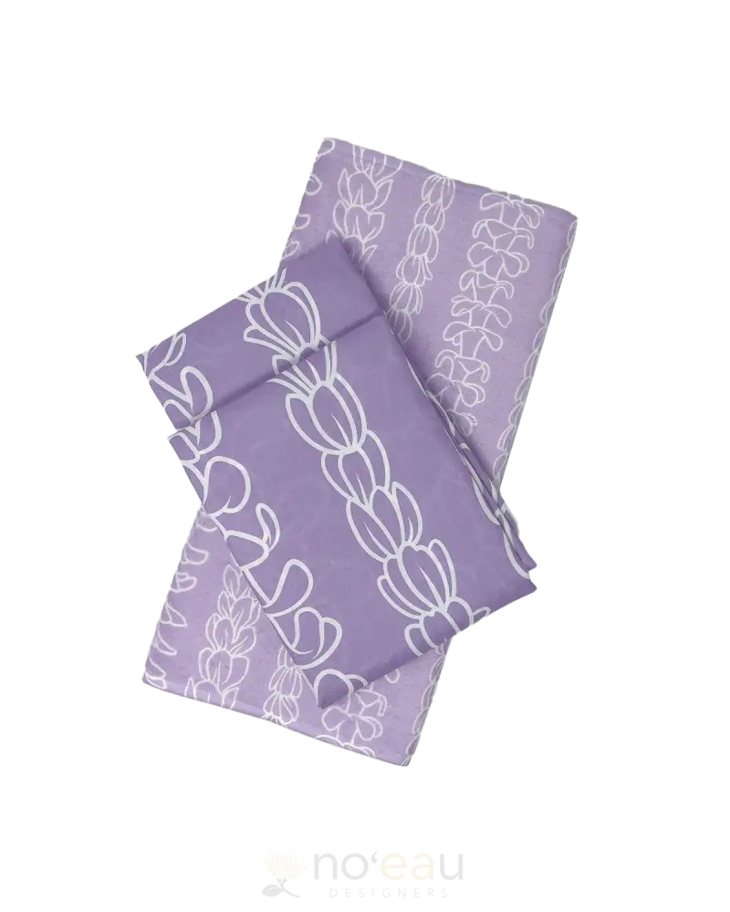 Kealawai - Assorted Shower Curtain/Bath Mat Set Lavender Aloha Home Goods