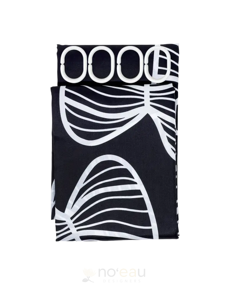 Kealawai - Assorted Shower Curtain Kalo / Black Home Goods