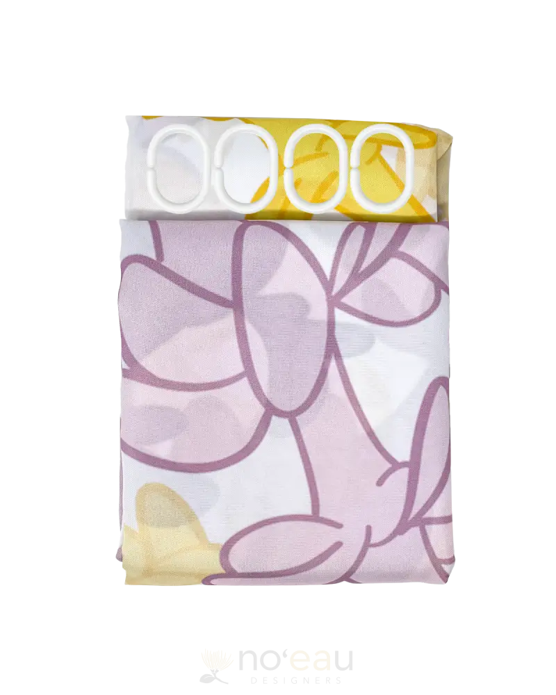 Kealawai - Assorted Shower Curtain Puakenikeni / White Home Goods