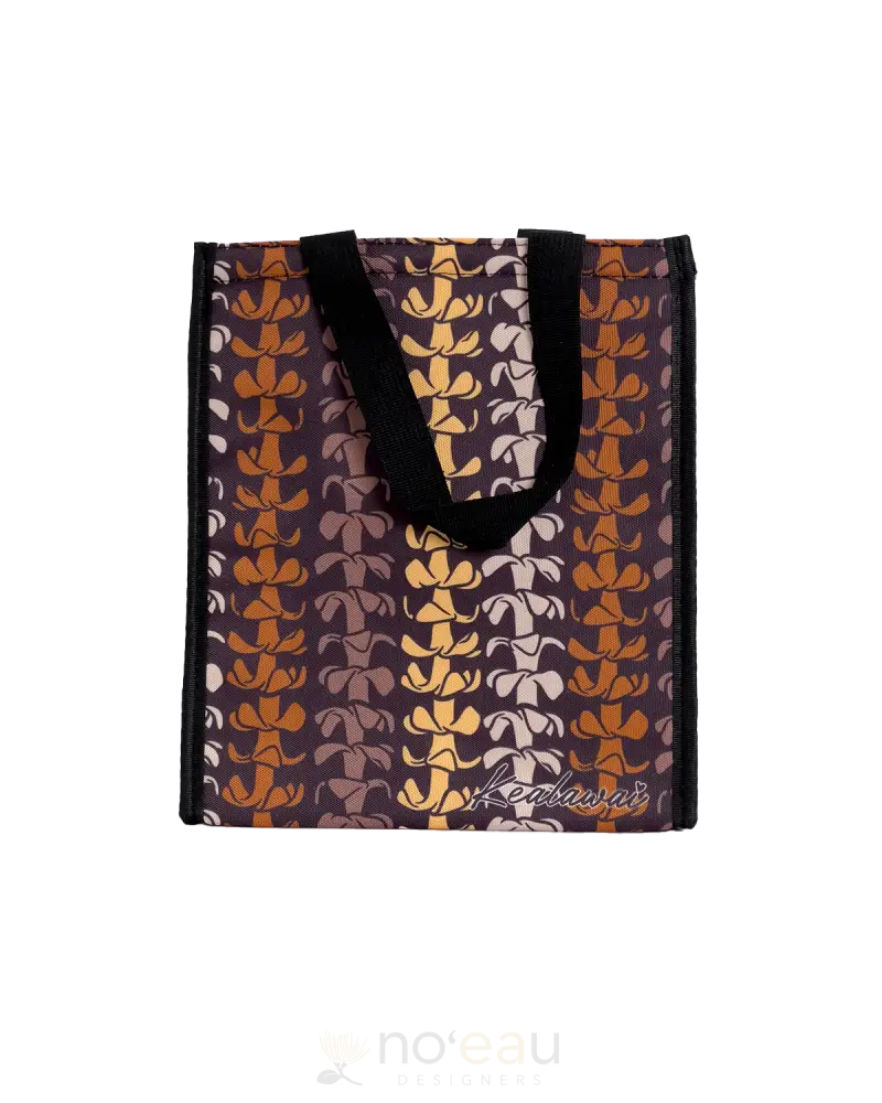 Kealawai - Assorted Square Lunch Bag Brown Puakenikeni Accessories