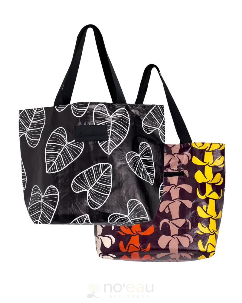 Kealawai - Waterproof Reversible Tote Puakenikeni/Kalo Heart Accessories