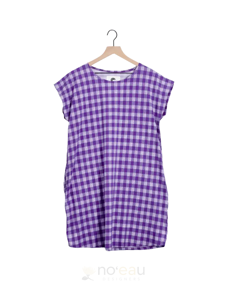 [Ki•Ele] - Assorted Hannah Palaka Dress Dark Purple / Xs Women’s Clothing