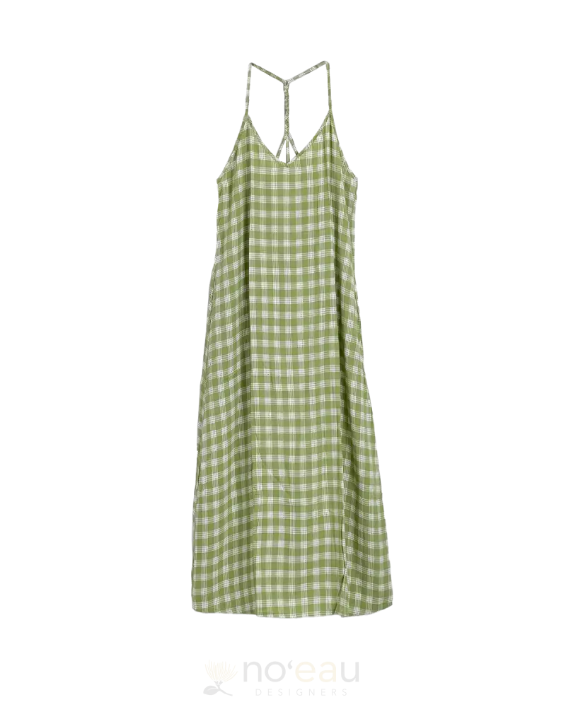 [Ki•Ele] - Assorted Kirra Palaka Dress Olive / Xs Women’s Clothing