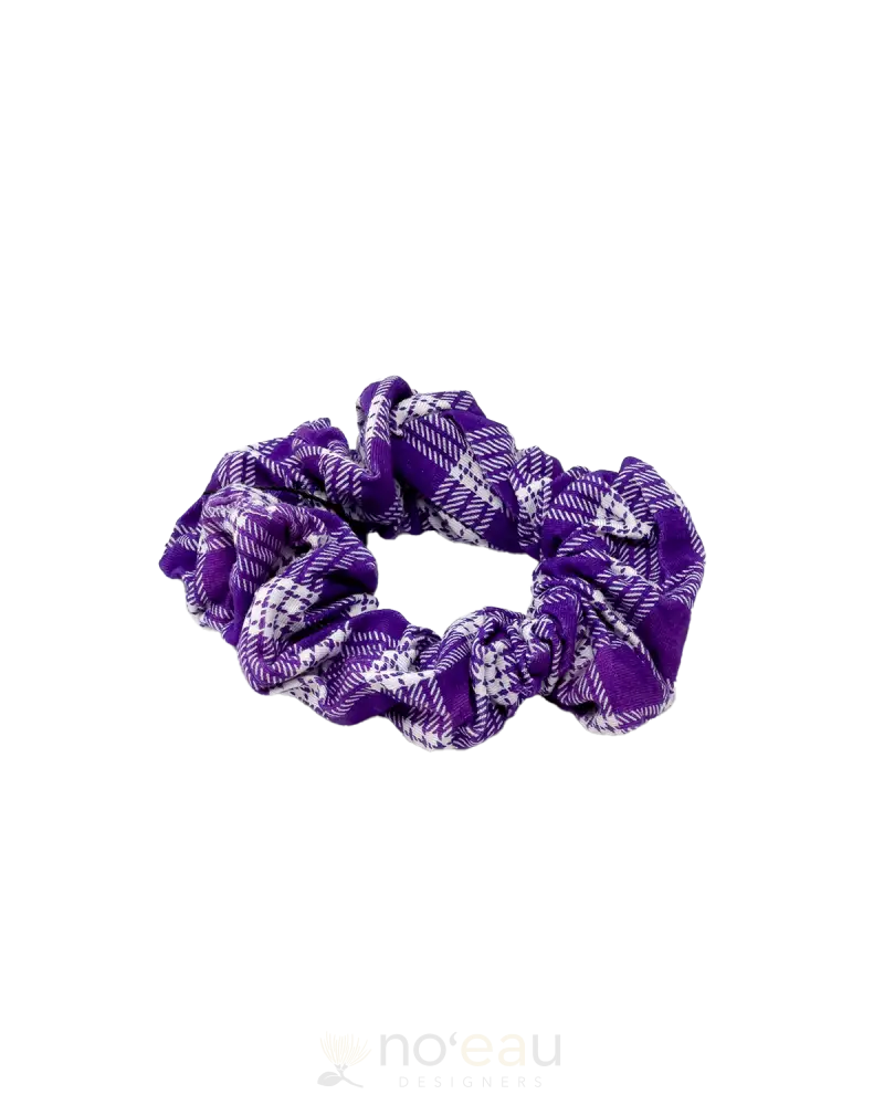 [Ki•Ele] - Assorted Large Palaka Scrunchie Purple Accessories