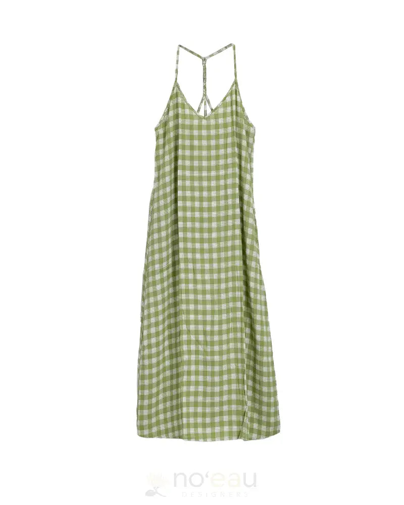 [Ki•Ele] - Assorted Kirra Palaka Dress Olive / Xs Women’s Clothing