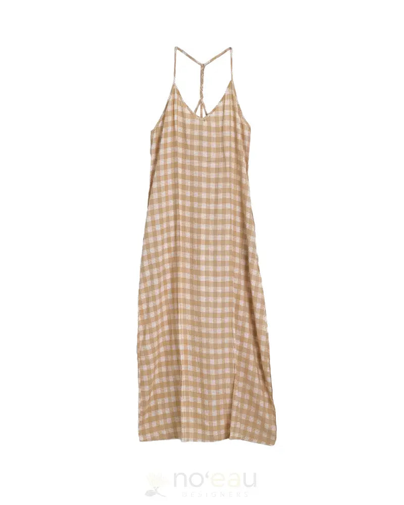 [Ki•Ele] - Assorted Kirra Palaka Dress Tan / Xs Women’s Clothing