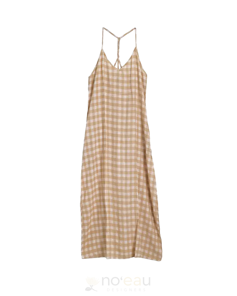 [Ki•Ele] - Assorted Kirra Palaka Dress Tan / Xs Women’s Clothing