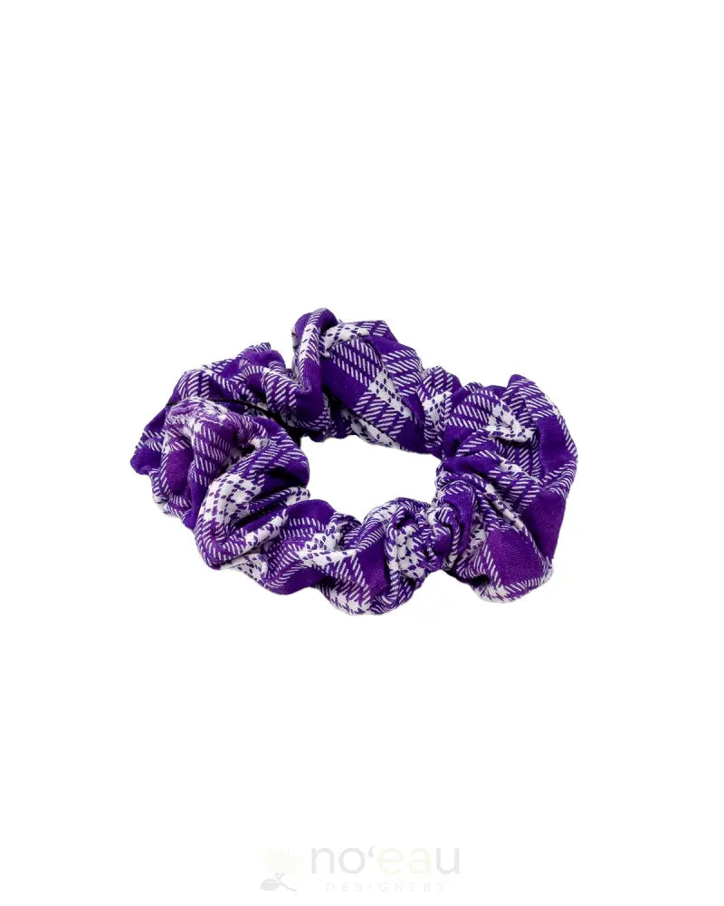 [Ki•Ele] - Assorted Large Palaka Scrunchie Purple Accessories