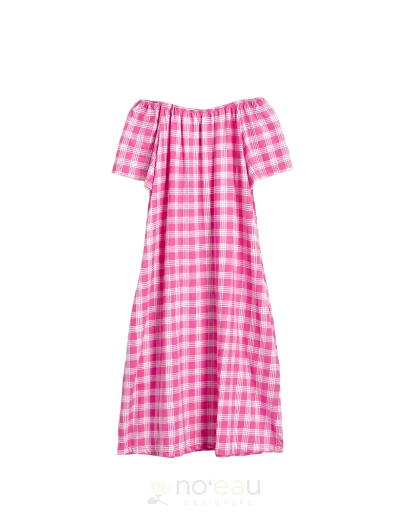 [Ki•Ele] - Assorted Rissa Palaka Dress Pink / Xs Women’s Clothing