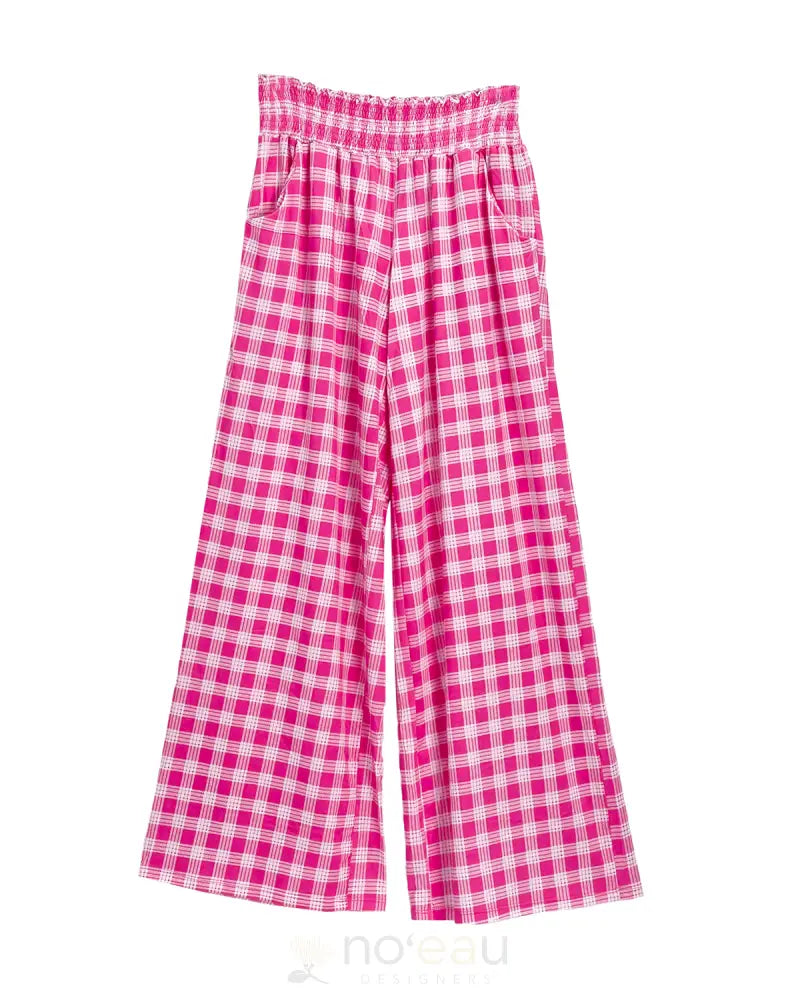 [KI•ELE] - Rissa Palaka Pants PINK / MEDIUM WOMEN’S CLOTHING