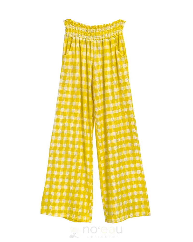 [KI•ELE] - Rissa Palaka Pants YELLOW / XS WOMEN’S CLOTHING