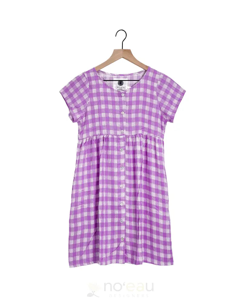 KIELE - Palaka Baby Doll Dress LAVENDER / XS WOMEN’S CLOTHING