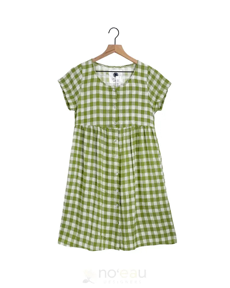 KIELE - Palaka Baby Doll Dress OLIVE / XS WOMEN’S CLOTHING