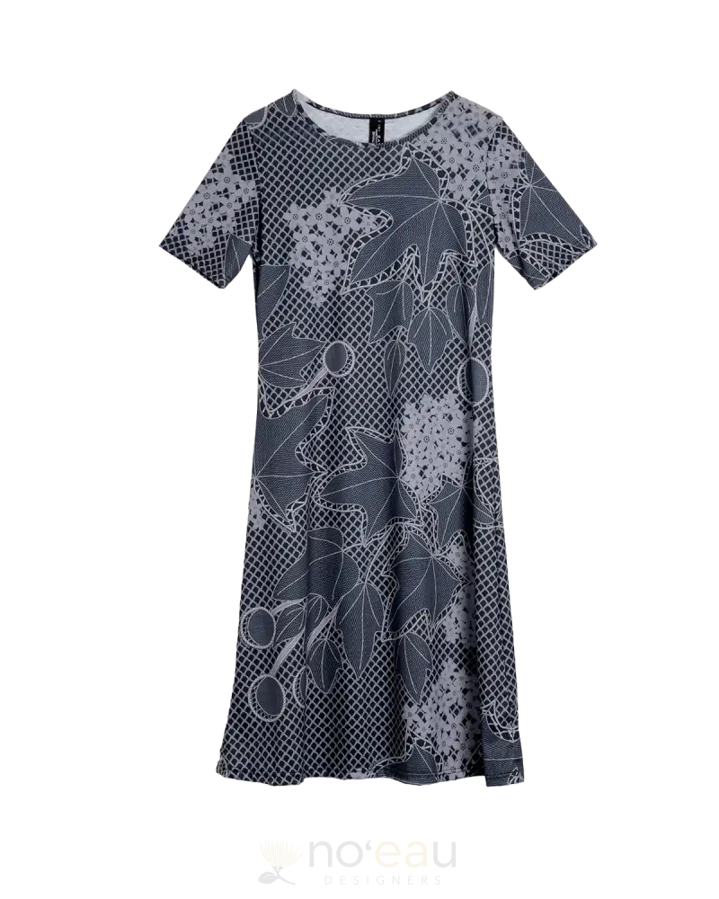 Kini Zamora - Kukui Black Short Sleeve Dress Women’s Clothing