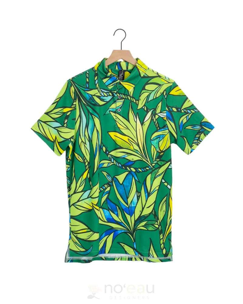 KINI ZAMORA - Lai Botanical Polo Shirt - Noʻeau Designers