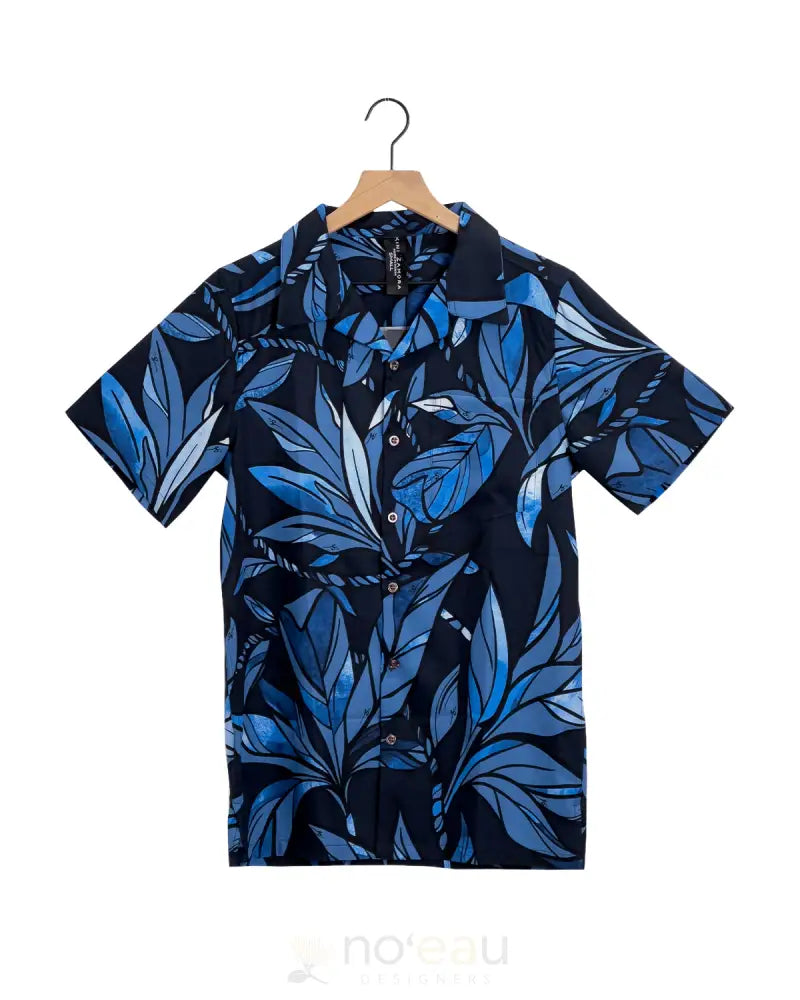 KINI ZAMORA - Lai Indigo Aloha Shirt - Noʻeau Designers