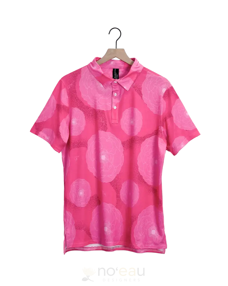 Kini Zamora - Maui Tribute Pink Polo Men’s Clothing