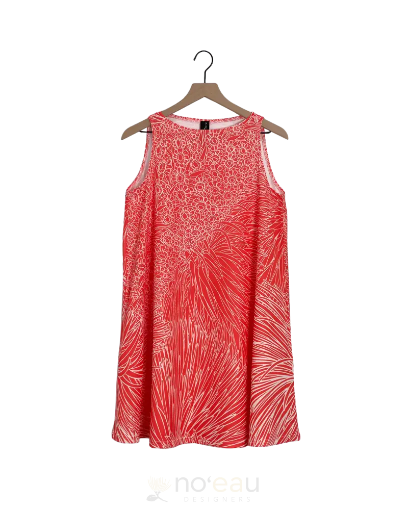 Kini Zamora - Silversword Red Tank Dress Women’s Clothing