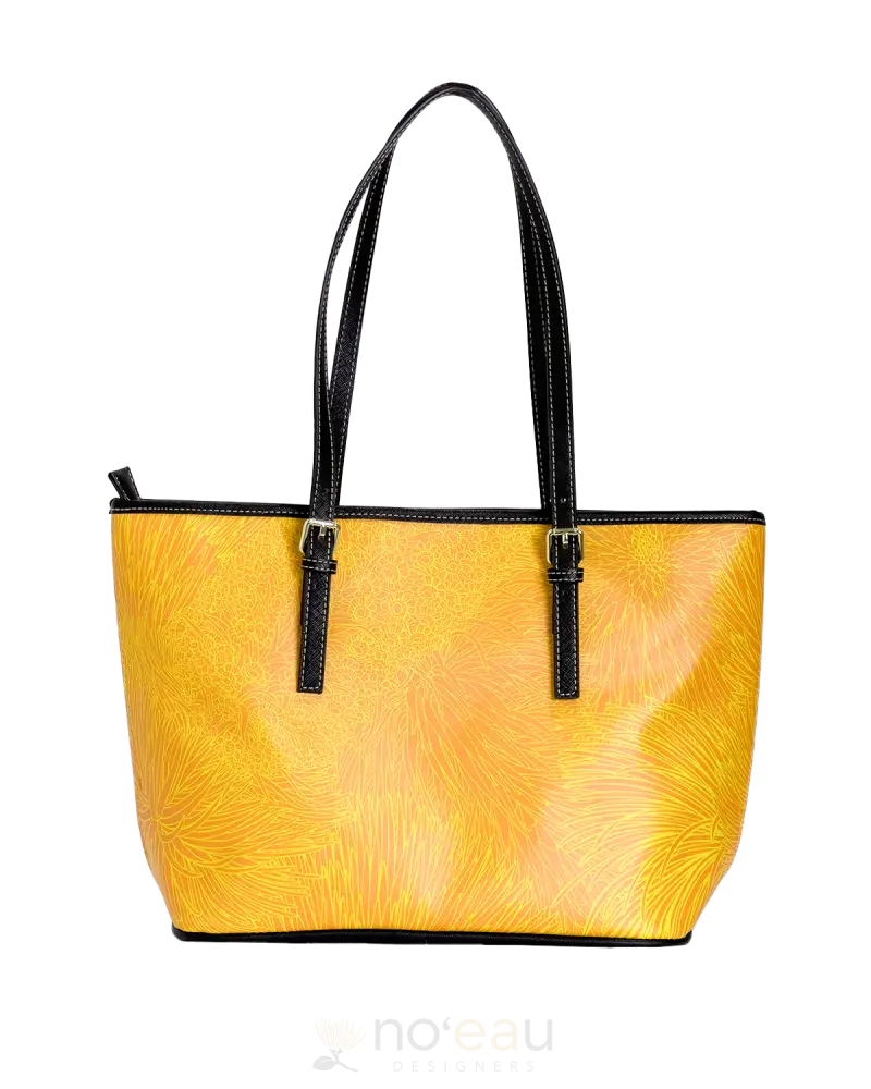 Kini Zamora - Silversword Tote Bags Yellow Accessories