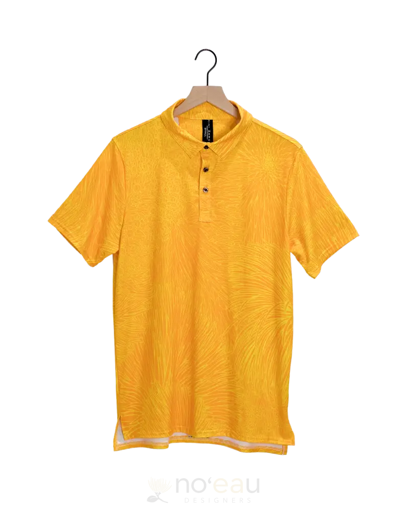 Kini Zamora - Silversword Yellow Polo Shirt Men’s Clothing