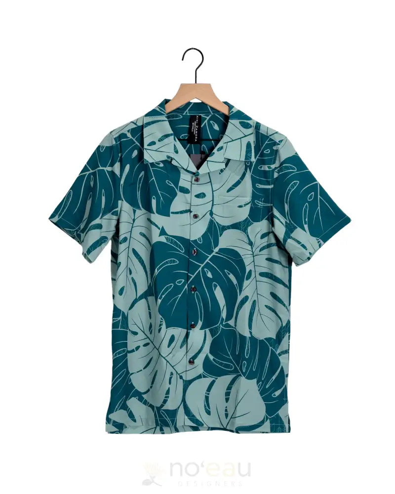 KINI ZAMORA - Spring 2025 Monstera Aloha Shirt / Moss / SMALL WOMEN’S CLOTHING