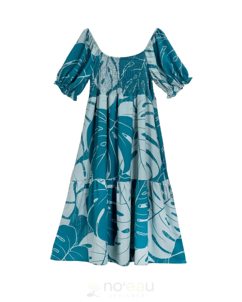 KINI ZAMORA - Spring 2025 Monstera Baby Doll Maxi Dress Moss / Small WOMEN’S CLOTHING