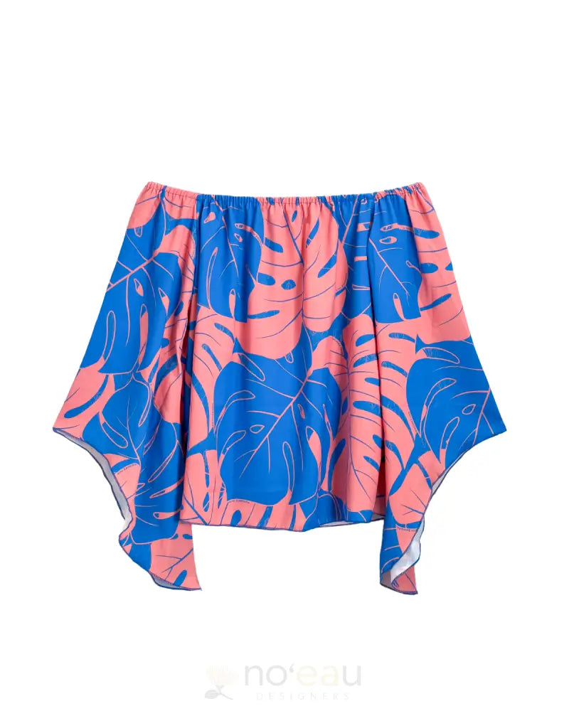 KINI ZAMORA - Spring 2025 Monstera Off The Shoulder Top Bubblegum / Small WOMEN’S CLOTHING