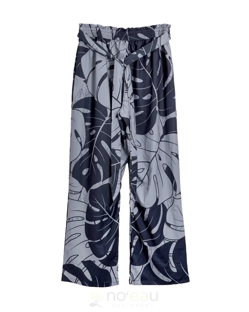 KINI ZAMORA - Spring 2025 Monstera Pants Pewter / XL WOMEN’S CLOTHING